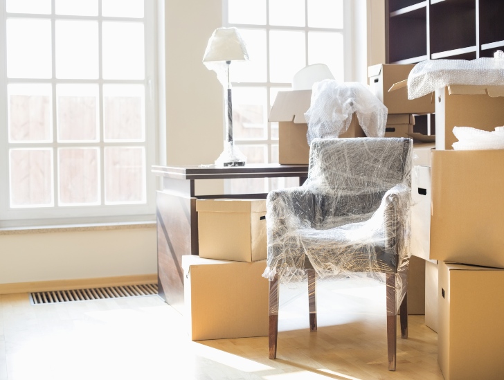 A packed furniture.