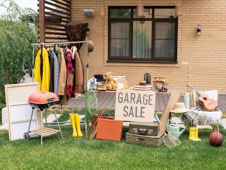 A garage sale. 