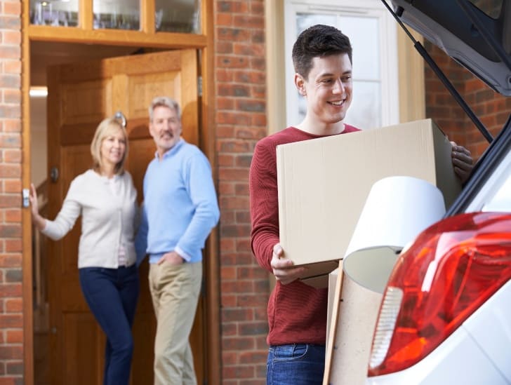 A man moving out.