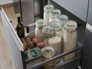 A airtight organized container.